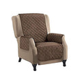 Deluxe Single Seater Reversible Couch  - PETS.    Brown-Cream
