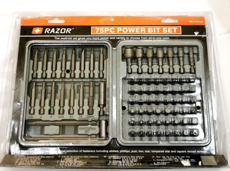 75 PIECE POWER BIT SET