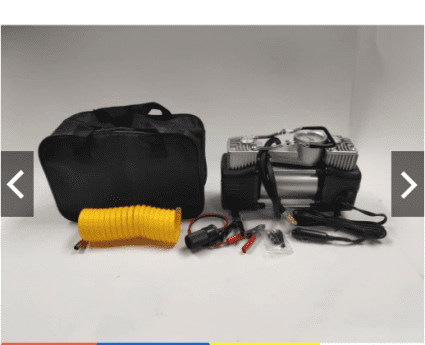 2 Cylinder Air Compressor DC12 Volt 65Ltrs P/Min