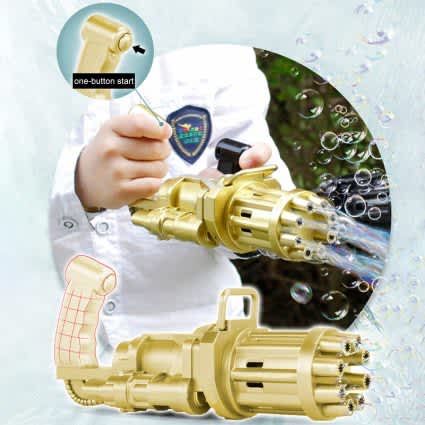 Automatic Gatling Bubble Gun
