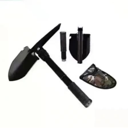 Multi-functional folding shovel