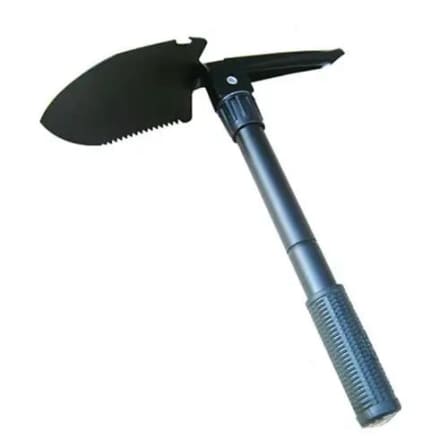 Multi-functional folding shovel