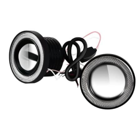 3,5 inch car Fog Lights White Angel Eyes runing light ( 89mm)