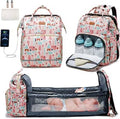 Pink- Multifunctional Mother and Baby Bed Bag