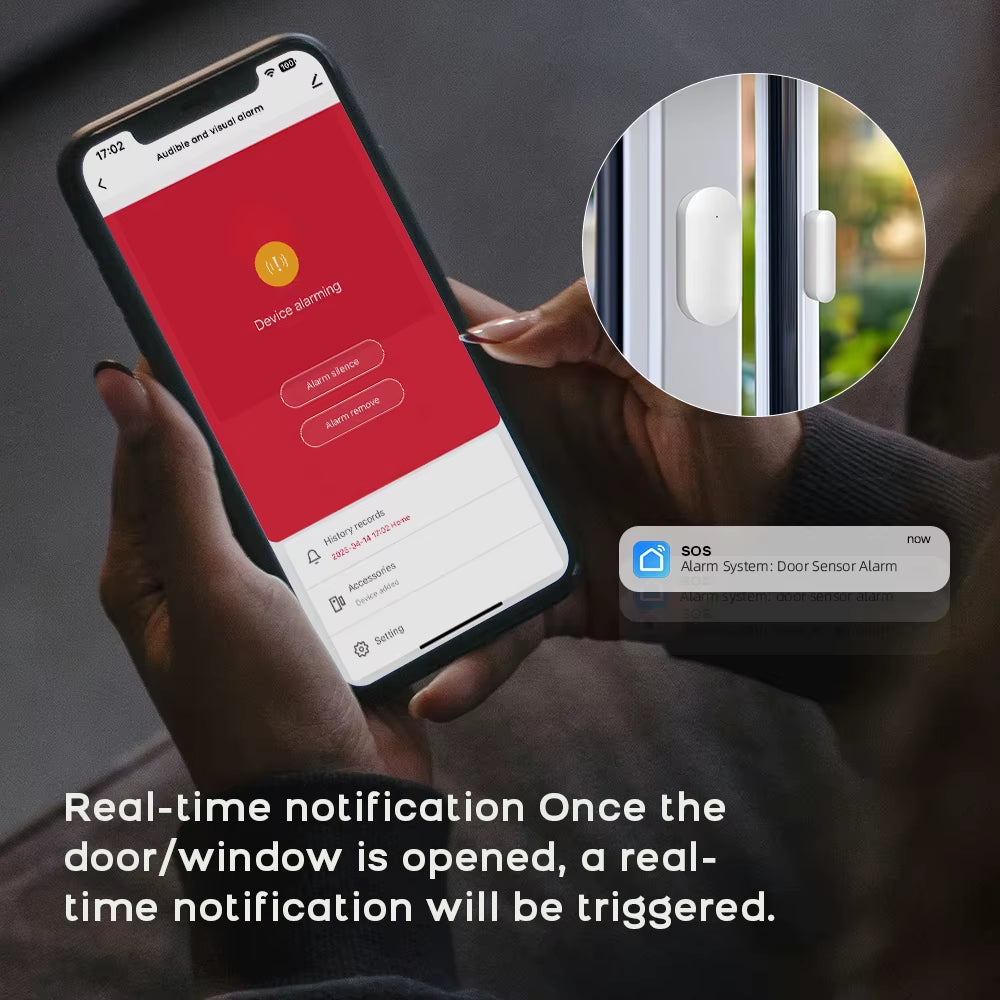 Home Security Tuya Home Alarm Wireless Smart System 2G GSM Wifi Home Child Safety Protection Anti-Theft Camera Automation