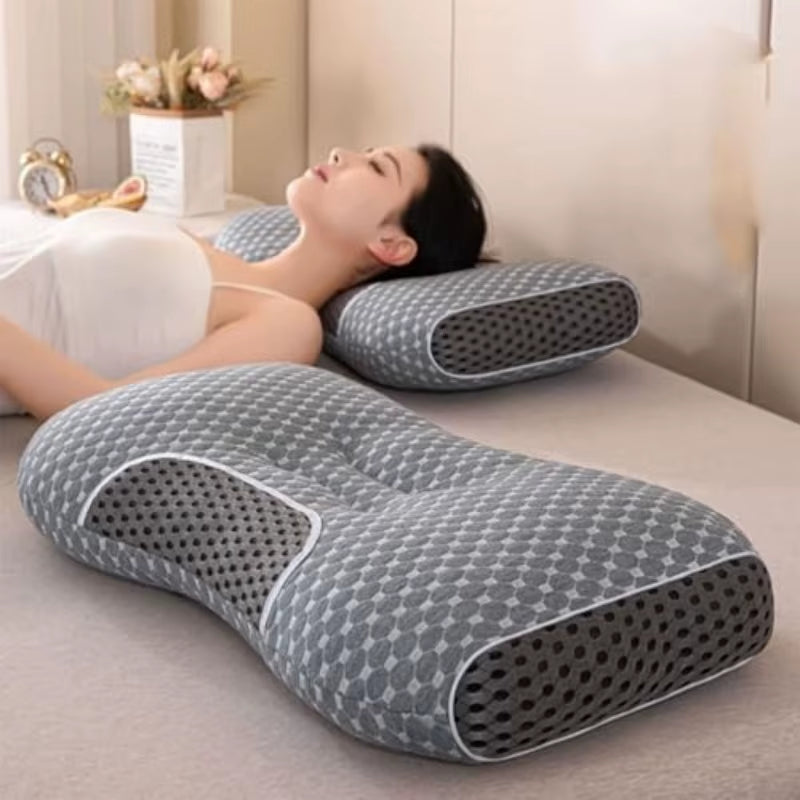 Home Cervical Memory Pillow, Helps Sleep and Protects the Neck Home Pillow,Gray