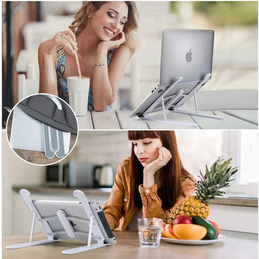 Foldable Laptop Stand Adjustable Portable Notebook Bracket Support Base Aluminum Alloy Holder For Macbook Laptop PC Accessories