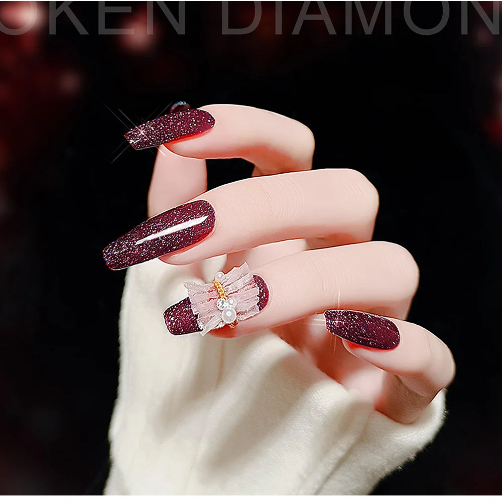 15ml Disco Laser Gel Nail Polish Super Shiny Reflective Color UV Nail Gel Glitter Phototherapy Flash Gellak Nail Art