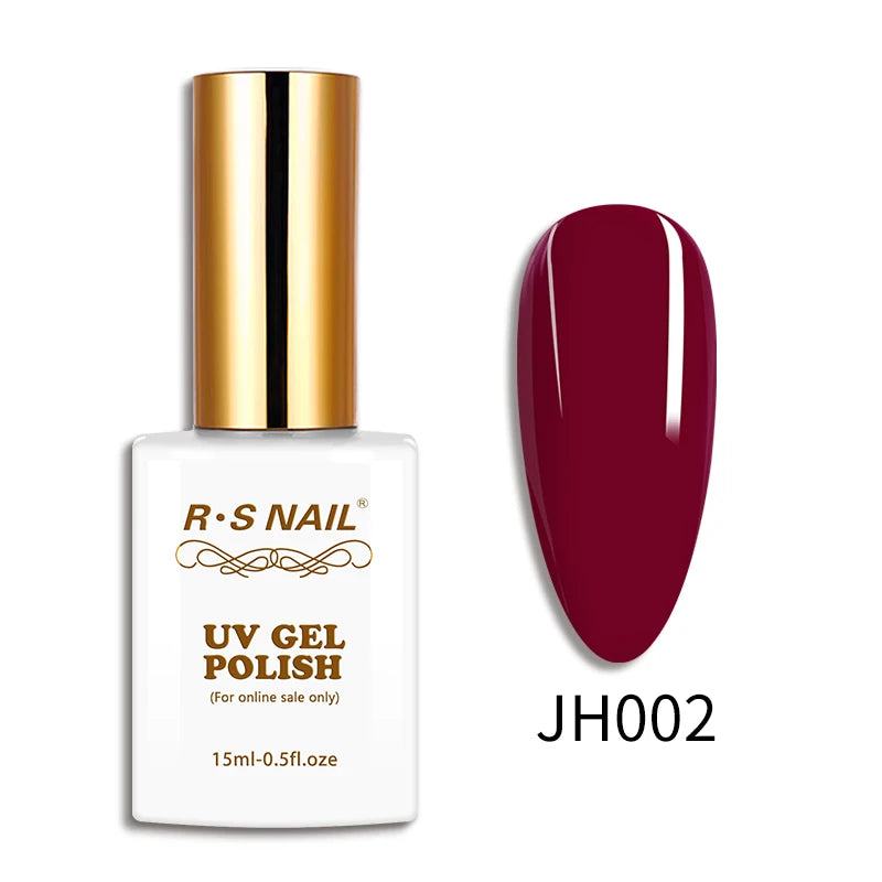 RS NAIL 15ml Gel Nail Polish Red Wine Cat Eye Glitter Gel Varnish Winter Color UV LED Nail Art Gel Lacquer 2021 Top