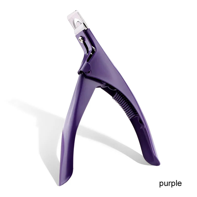 False Nail Clipper Manicure Clamp Clippers Special Type U Word Cut False Manicure Tools Cut Clipper Nail Manicure Tools