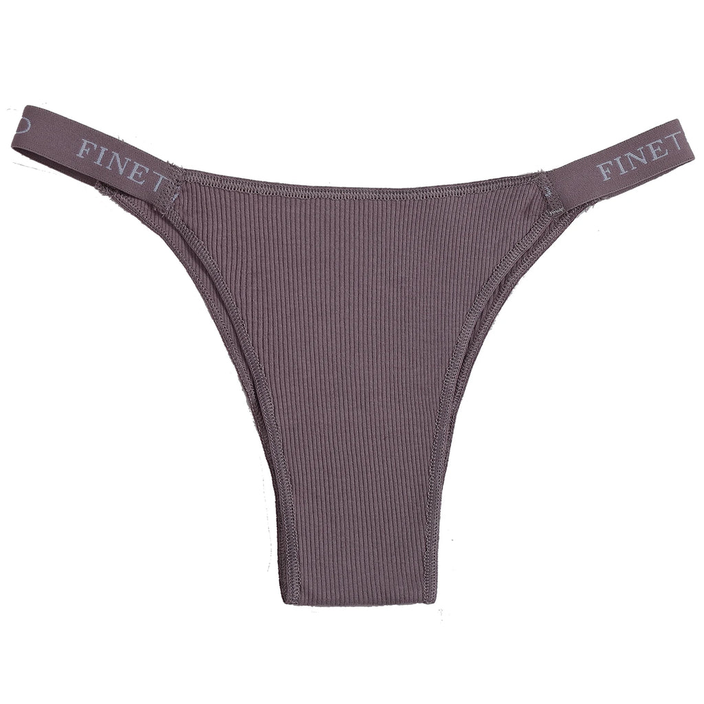 5PCS/Set Sexy Lingerie Women Cotton Panties Finetoo Letter Low Waist Female Briefs Underwear Comfort Underpants Women Intimates