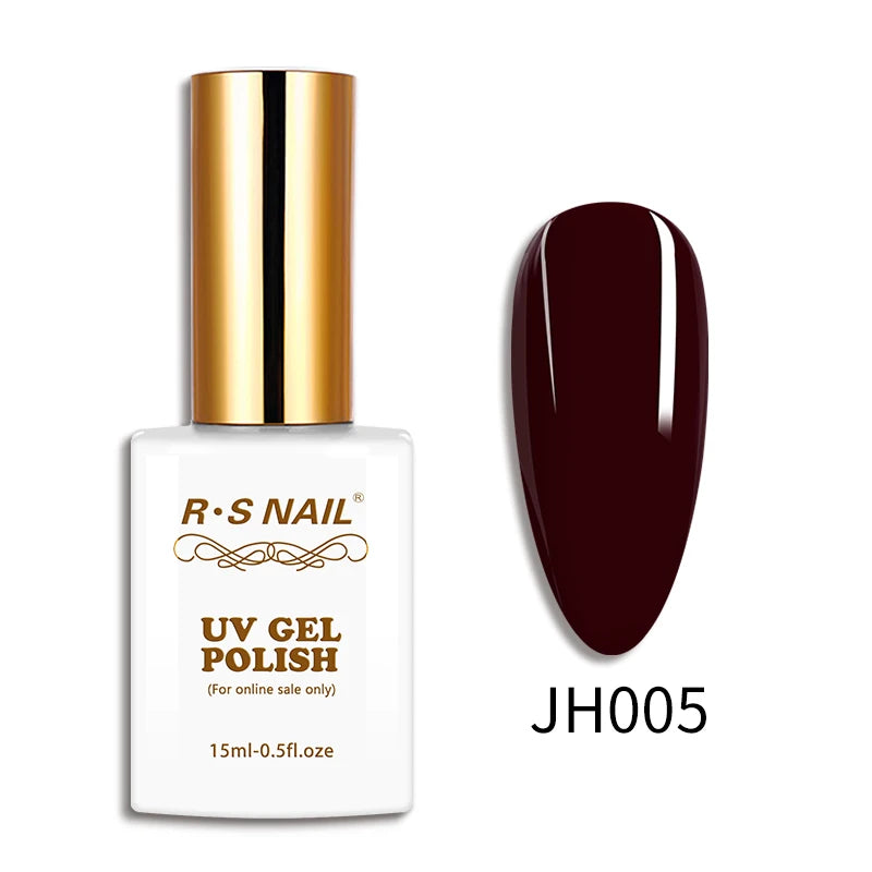 RS NAIL 15ml Gel Nail Polish Red Wine Cat Eye Glitter Gel Varnish Winter Color UV LED Nail Art Gel Lacquer 2021 Top
