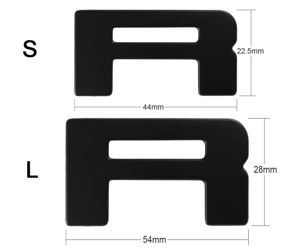 For Ford Ranger 2015-2021 Grille Top Logo Letter Grill RANGER 3D Emblem Original Size ABS Sticker With Glue Chromium Styling