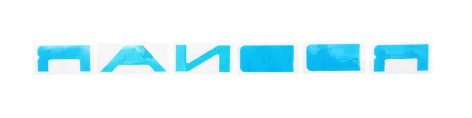 For Ford Ranger 2015-2021 Grille Top Logo Letter Grill RANGER 3D Emblem Original Size ABS Sticker With Glue Chromium Styling