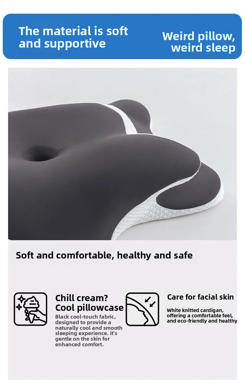 Memory Foam Cervical Pillow for Neck Pain Relief Ergonomic Orthopedic Neck Support Side Back Stomach Sleepers Ideal Gift