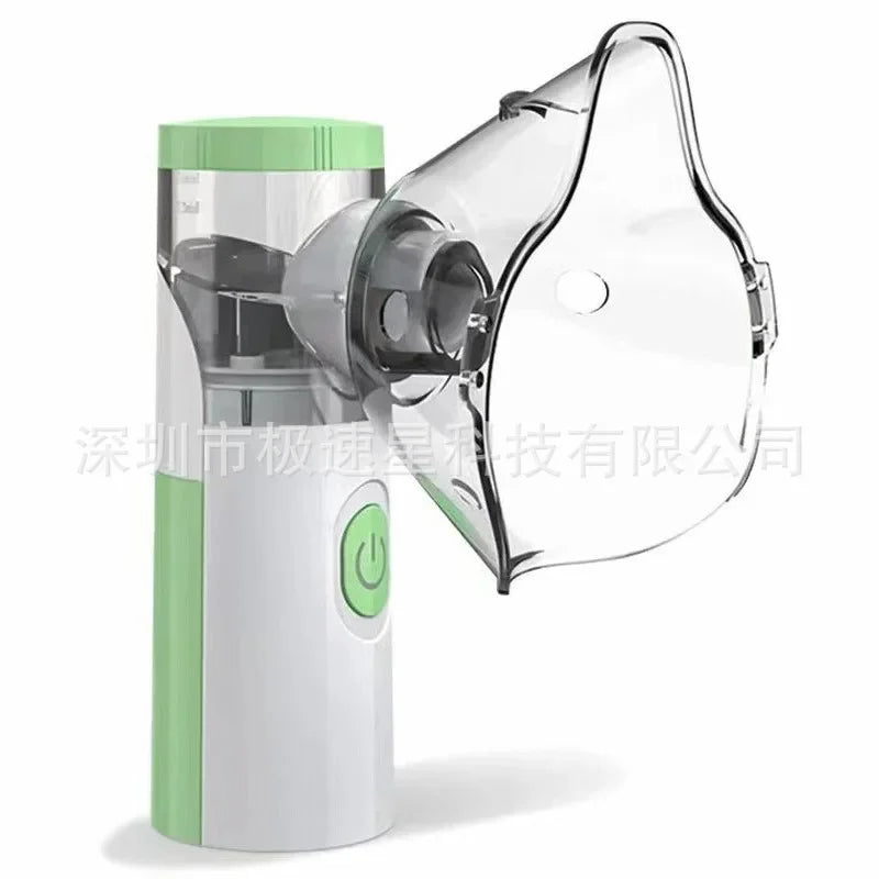 Atomizer Health Care Products Fingertip Pulse Blood Oxygen Portable Nebulizer Mesh Nebulizer Handheld Medical Asthma Inhaler