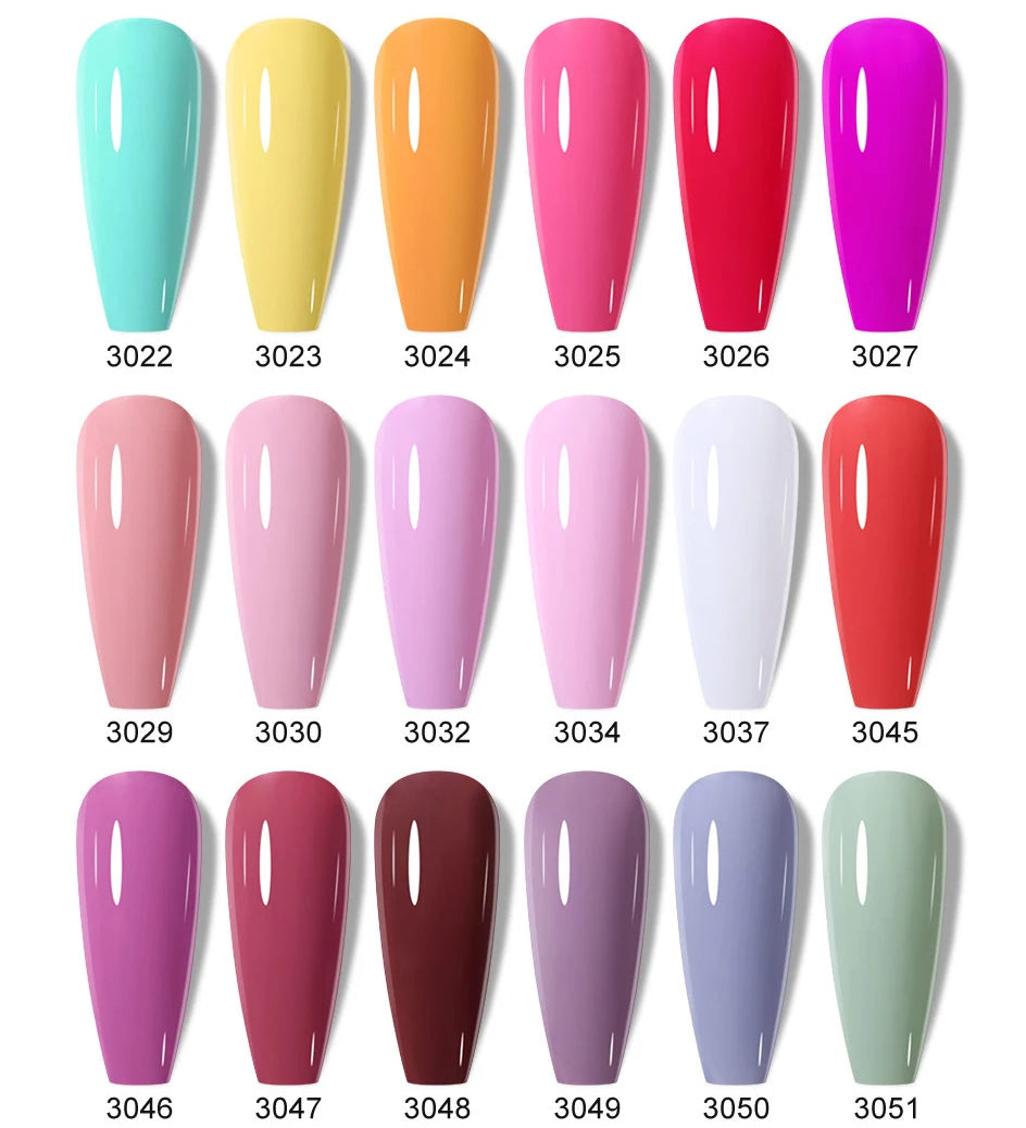 Clou Beaute 15ml HEMA TPO FREE Color Gel Nail Polish Nude Pink Red Green Collection Nail Gel Polish Glitter Soak Off UV LED Gel