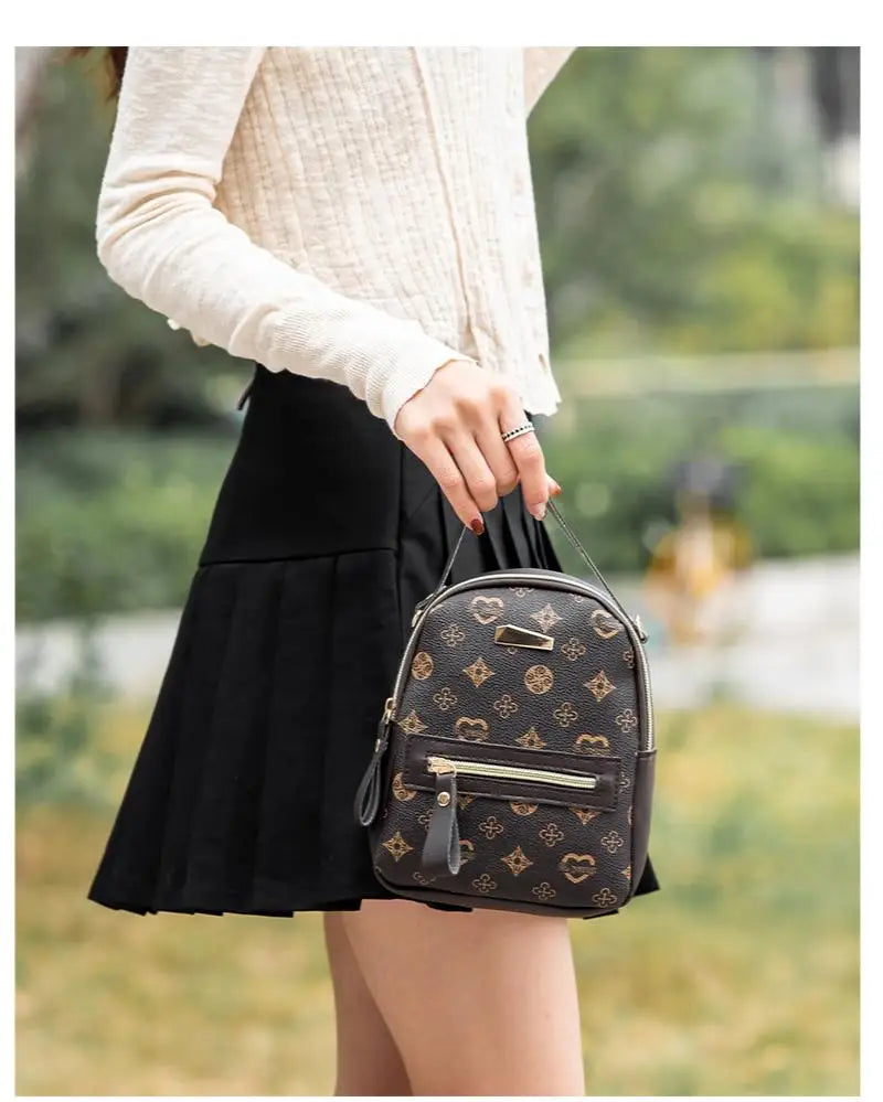 Flower backpack 2022 ladies bag fashion backpack women's bag bag women's fresh and sweet student school bag