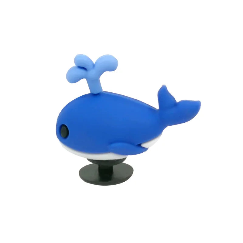 1/5pcs 3D Shoe Charms Cute Dinosaur Duck Bunny Shoe Decoration Buckle Kawaii Frogs Bees Garden Sandal Accessories Kids Gift