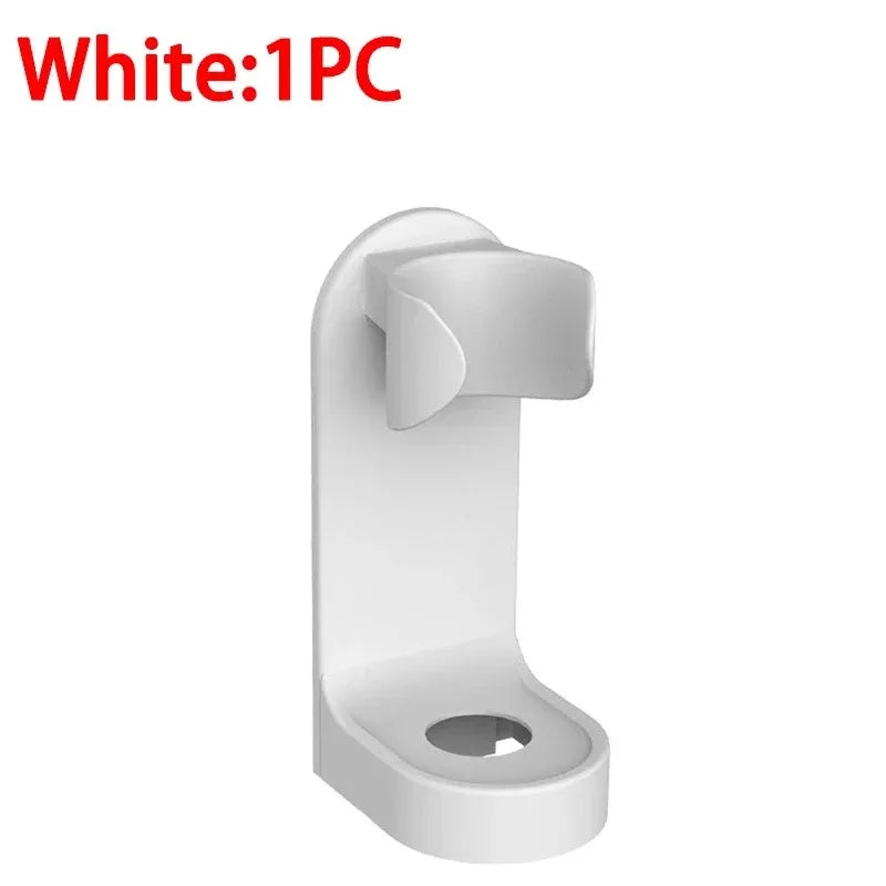 Wall-mounted electric toothbrush holder, plastic tooth hook, razor holder, storage space shelf, bathroom home accessories