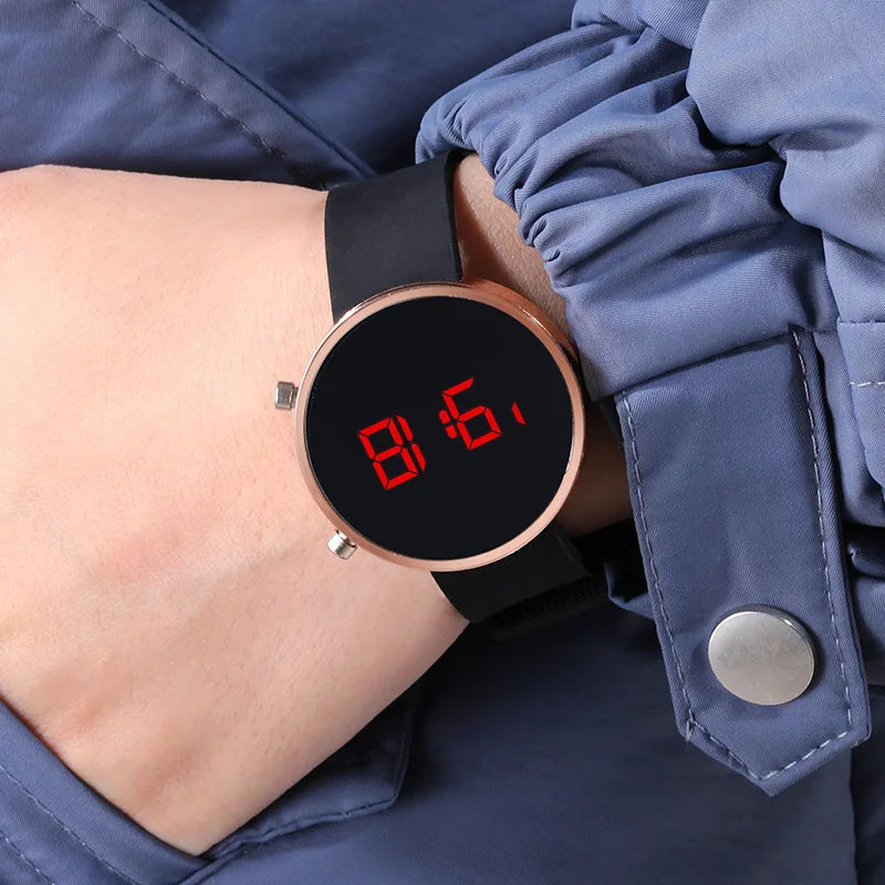 Fashion Digital Watch for Women Simple Men's LED Wrist Watch  Silicone Strap Casual Sports Ladies Watch Clock Gift Reloj Mujer