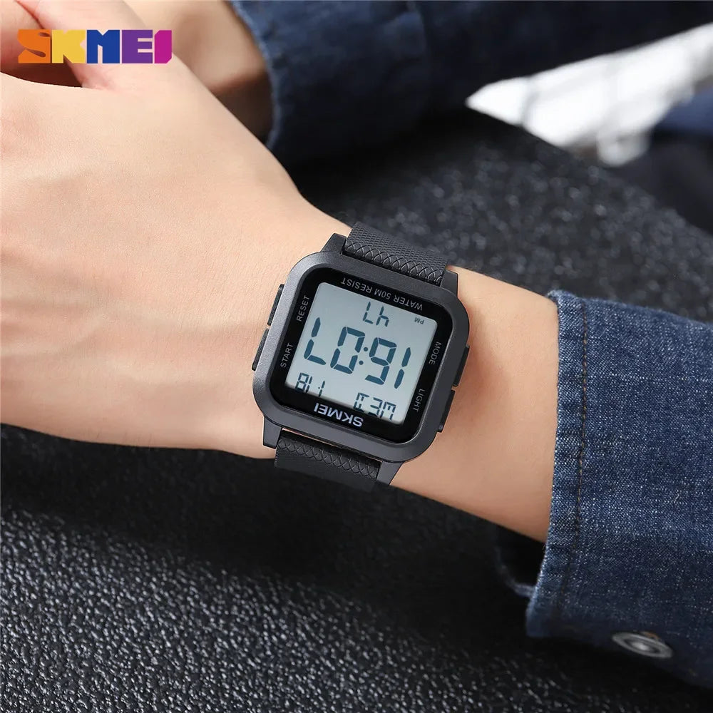 SKMEI 1894 Military Waterproof Mens Watches Electronic Shock Digital Watch For Men Sports Wristwatches 1841 Relogios Masculinos