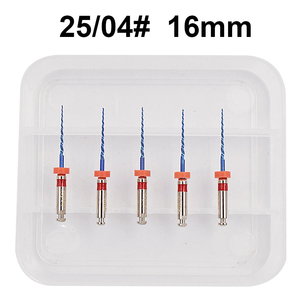 5 PCS/Pack Dental Niti Heat Activated Pediatric Files Rotary For Baby Root Canal Treatment Child Endo Files