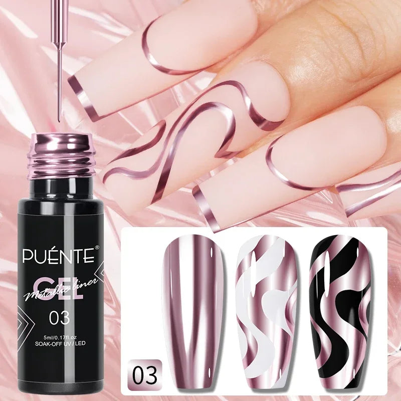 PUENTE 7.5ML Smooth Ceramics Cat Magnetic Gel Nail Polish White Moonlight Shades Cat Eye Soak Off UV Nail Art Varnish Manicure