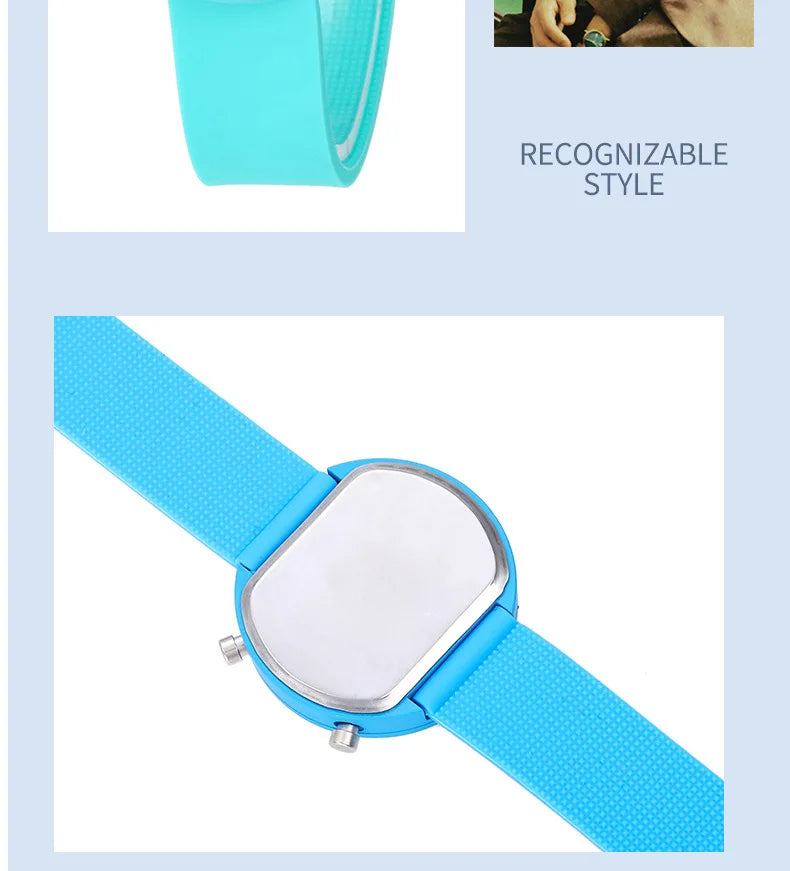 Fashion Digital Watch for Women Simple Men's LED Wrist Watch  Silicone Strap Casual Sports Ladies Watch Clock Gift Reloj Mujer