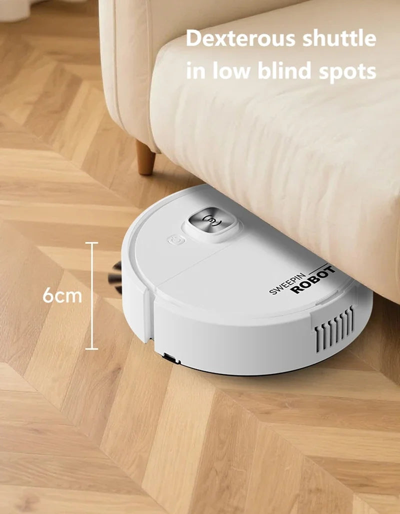 3-in-1 Low Noise Mini Sweeping Robot Intelligent Sweeping Integrated Fully Automatic Cleaning Sweeping Machine Appliance 2026