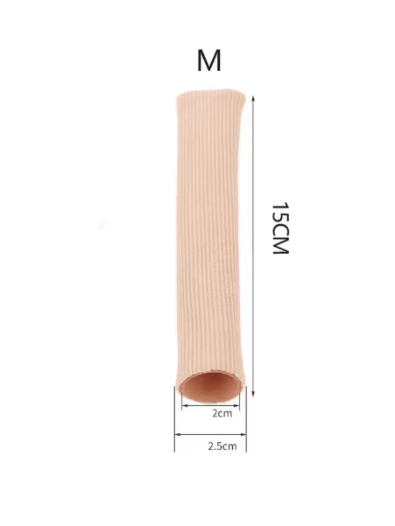 Gel Toe Cover Elastic Fiber Finger Protective Tube Toe Protection Pipe Reduce Friction Silicone Foot Protector Feet Care Parts