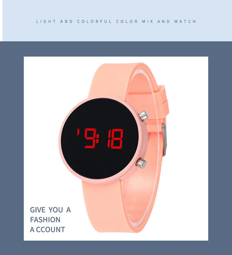 Fashion Digital Watch for Women Simple Men's LED Wrist Watch  Silicone Strap Casual Sports Ladies Watch Clock Gift Reloj Mujer