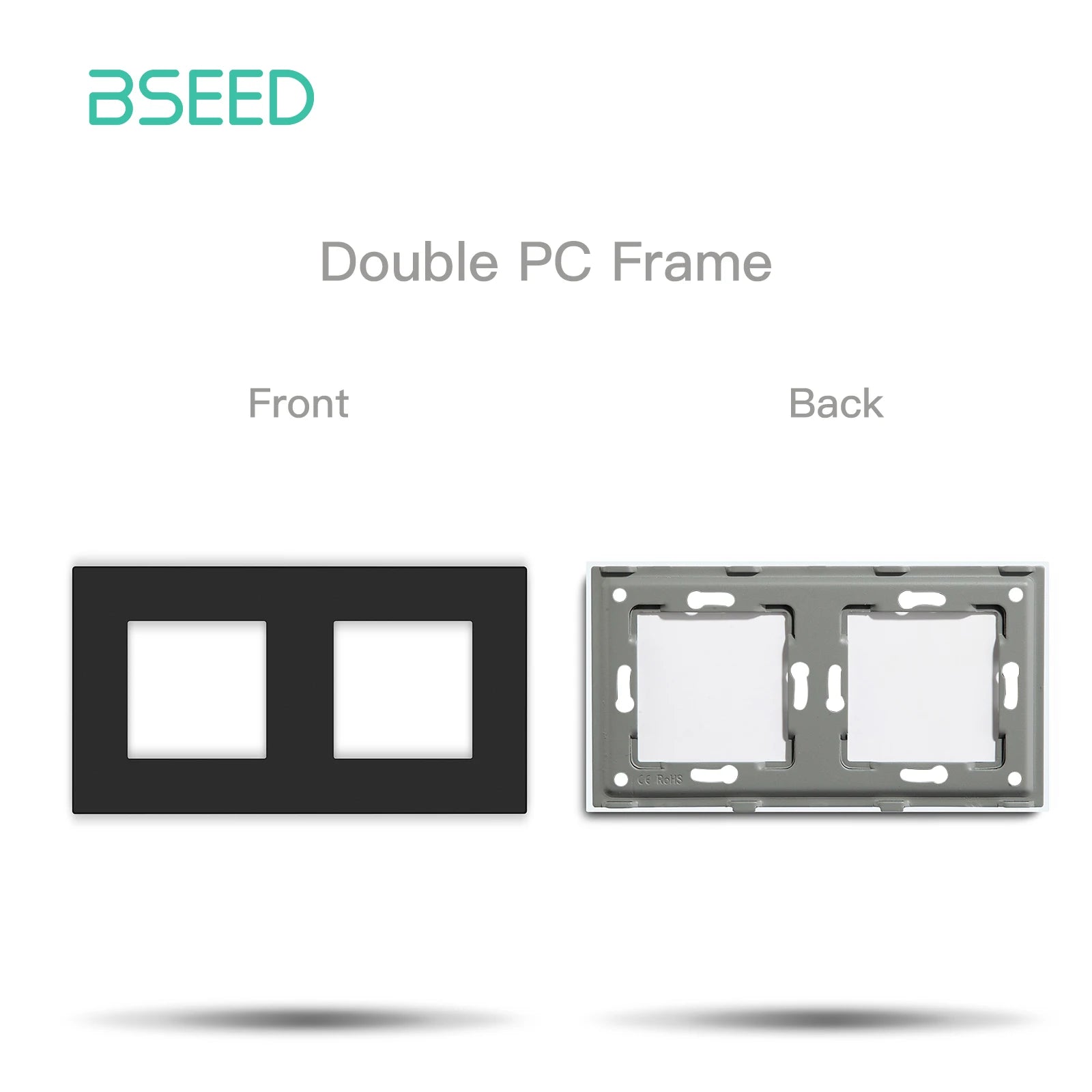 BSEED Zigbee Power Socket Tuya Smart EU Socket Plug With 20W Type-c USB Functions Parts Matte Plastic Frames DIY Accessories