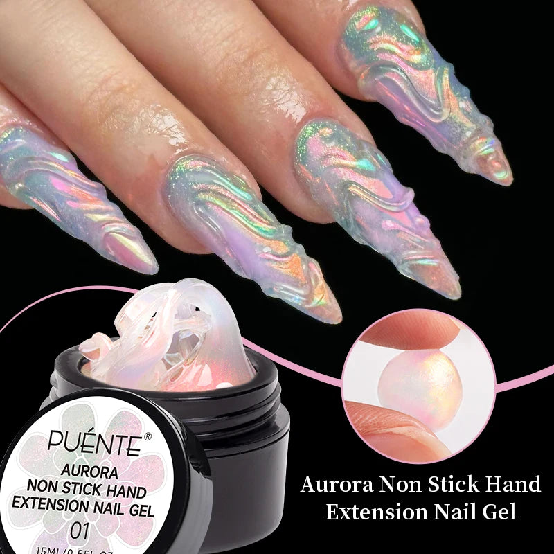 15ML Milky White Jelly Nude Pink Fiber Base Gel For Nails Repair Strengthen Extension Construction Soak Off UV Nail Art Varnish