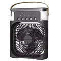 3 In 1 Portable Air Cooler LED Night Lights Home Office Fans Air Adjustment Humidifier Fan AIr Conditioner Household Small