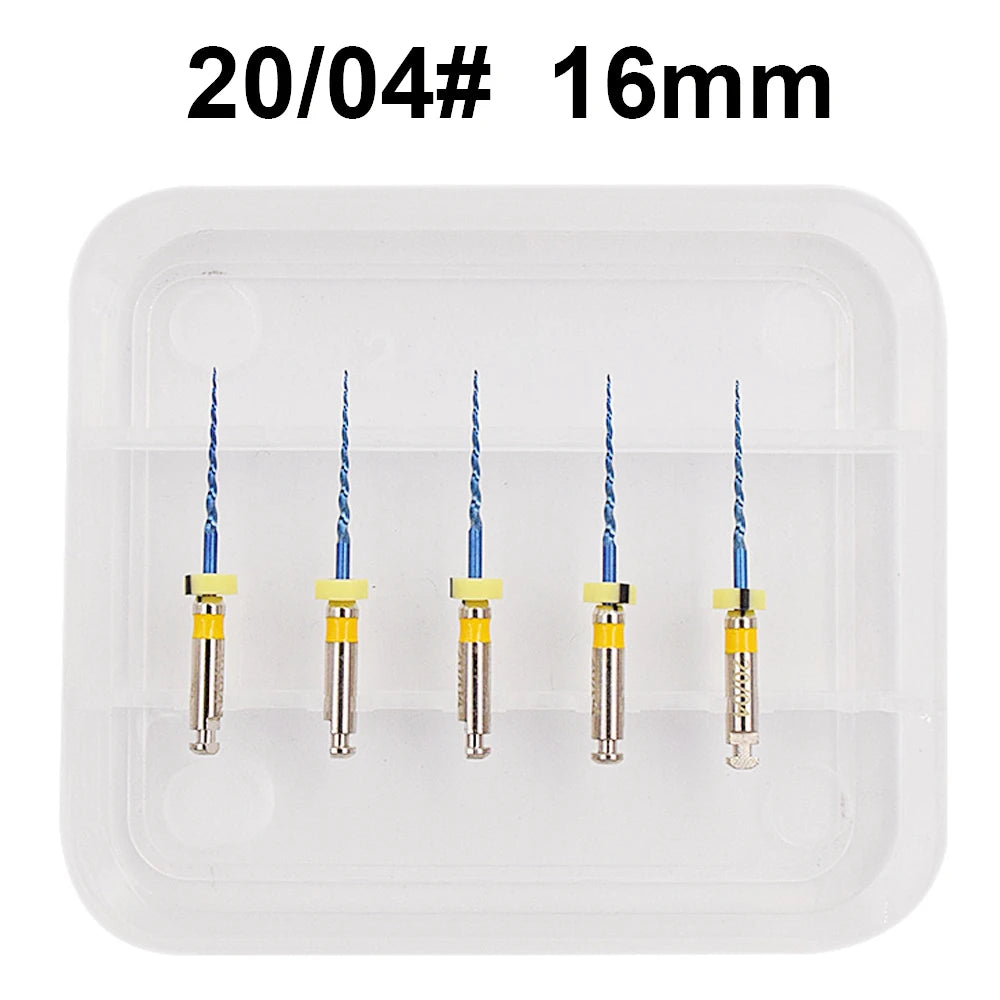 5 PCS/Pack Dental Niti Heat Activated Pediatric Files Rotary For Baby Root Canal Treatment Child Endo Files