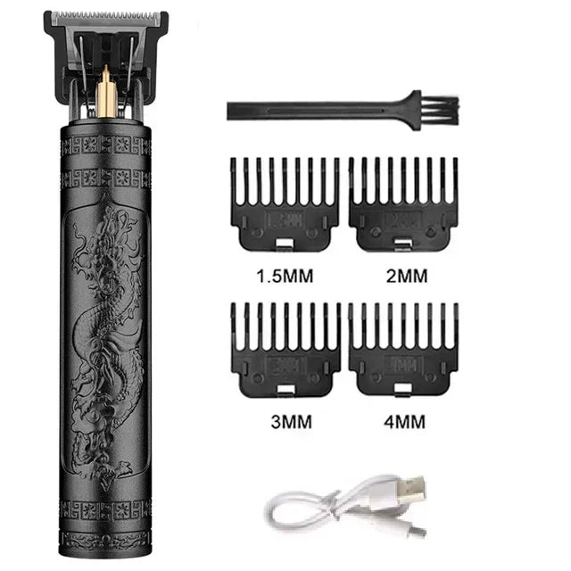 Hair Cutting Machine Electric Vintage Hair Clipper Portable Cordless Shaver Barber USB Fast Charging Hair Trimmer For Hairdresse