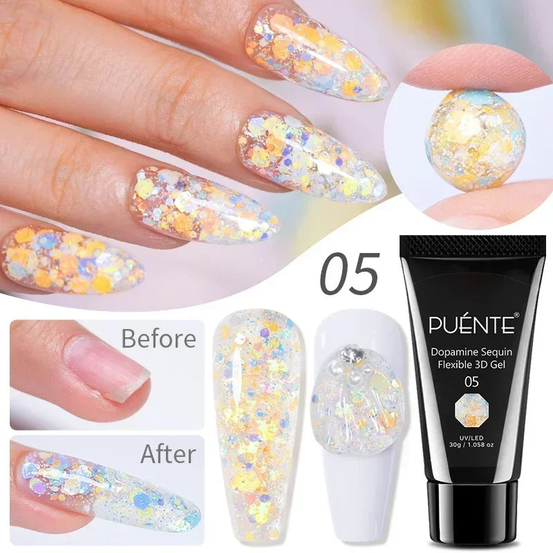 PUENTE 7.5ML Smooth Ceramics Cat Magnetic Gel Nail Polish White Moonlight Shades Cat Eye Soak Off UV Nail Art Varnish Manicure