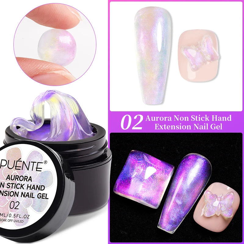 PUENTE 7.5ML Smooth Ceramics Cat Magnetic Gel Nail Polish White Moonlight Shades Cat Eye Soak Off UV Nail Art Varnish Manicure