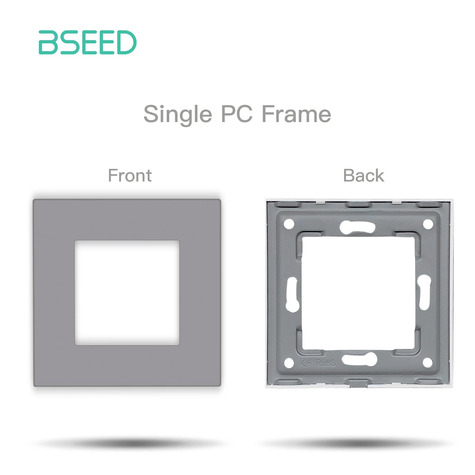 BSEED Zigbee Power Socket Tuya Smart EU Socket Plug With 20W Type-c USB Functions Parts Matte Plastic Frames DIY Accessories