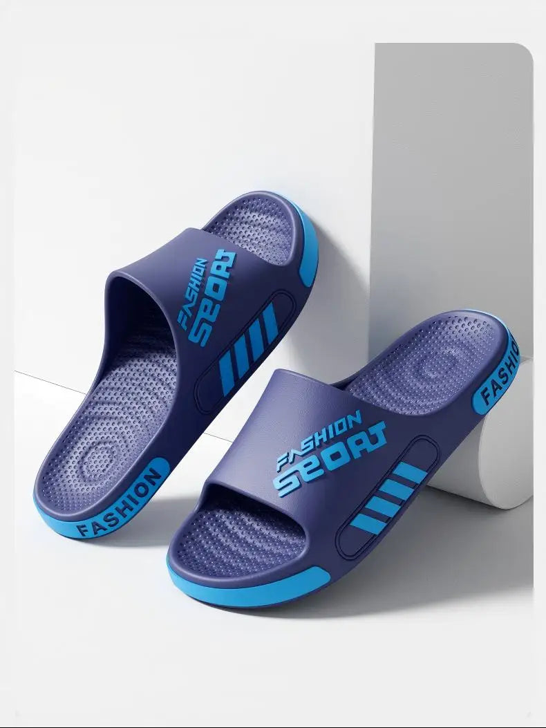 Men's and Women's Professional Design Large Size Eva Slippers Trendyy Student Couple Slippers Outdoor Wear Non-Slip Slippers Women's Summer