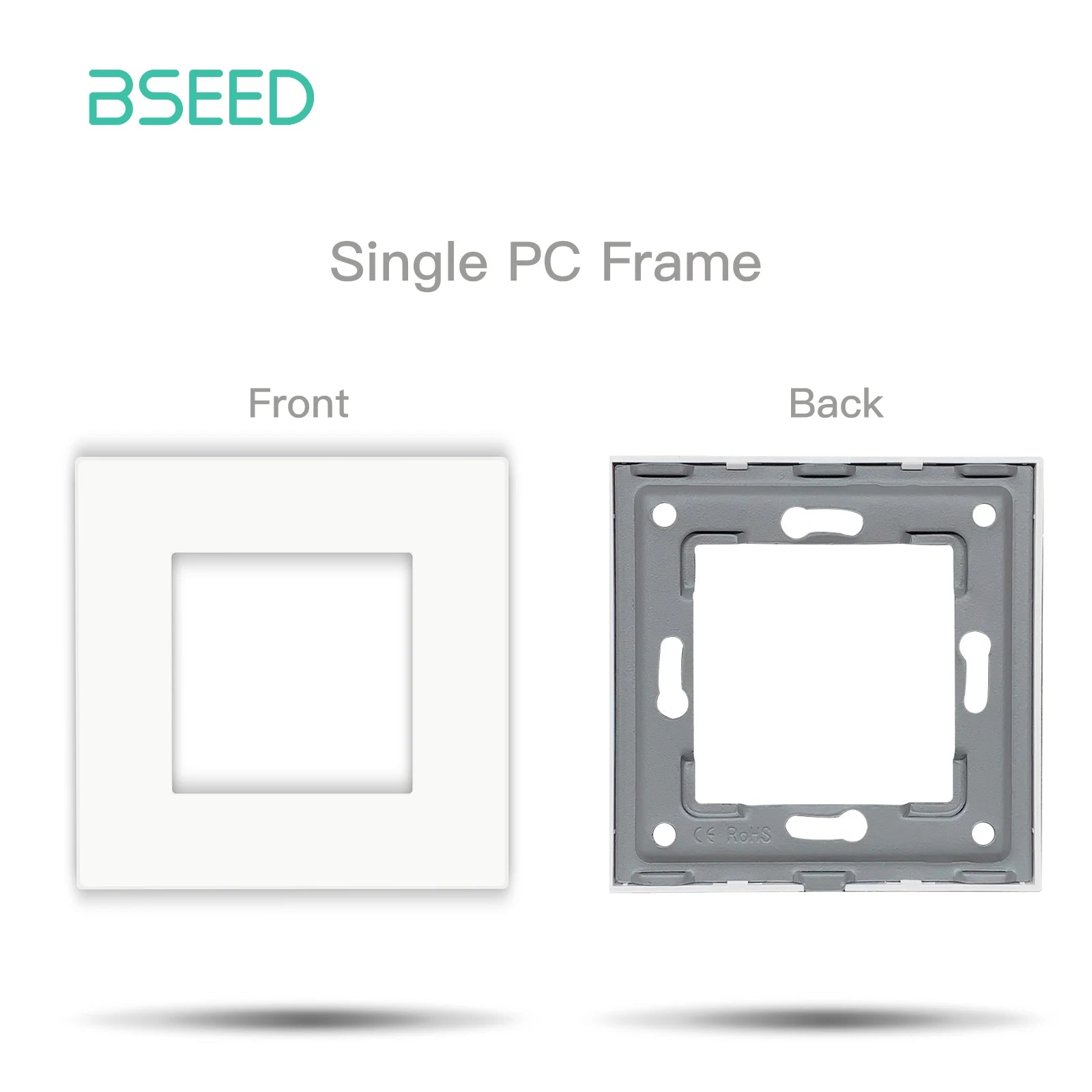 BSEED Zigbee Power Socket Tuya Smart EU Socket Plug With 20W Type-c USB Functions Parts Matte Plastic Frames DIY Accessories