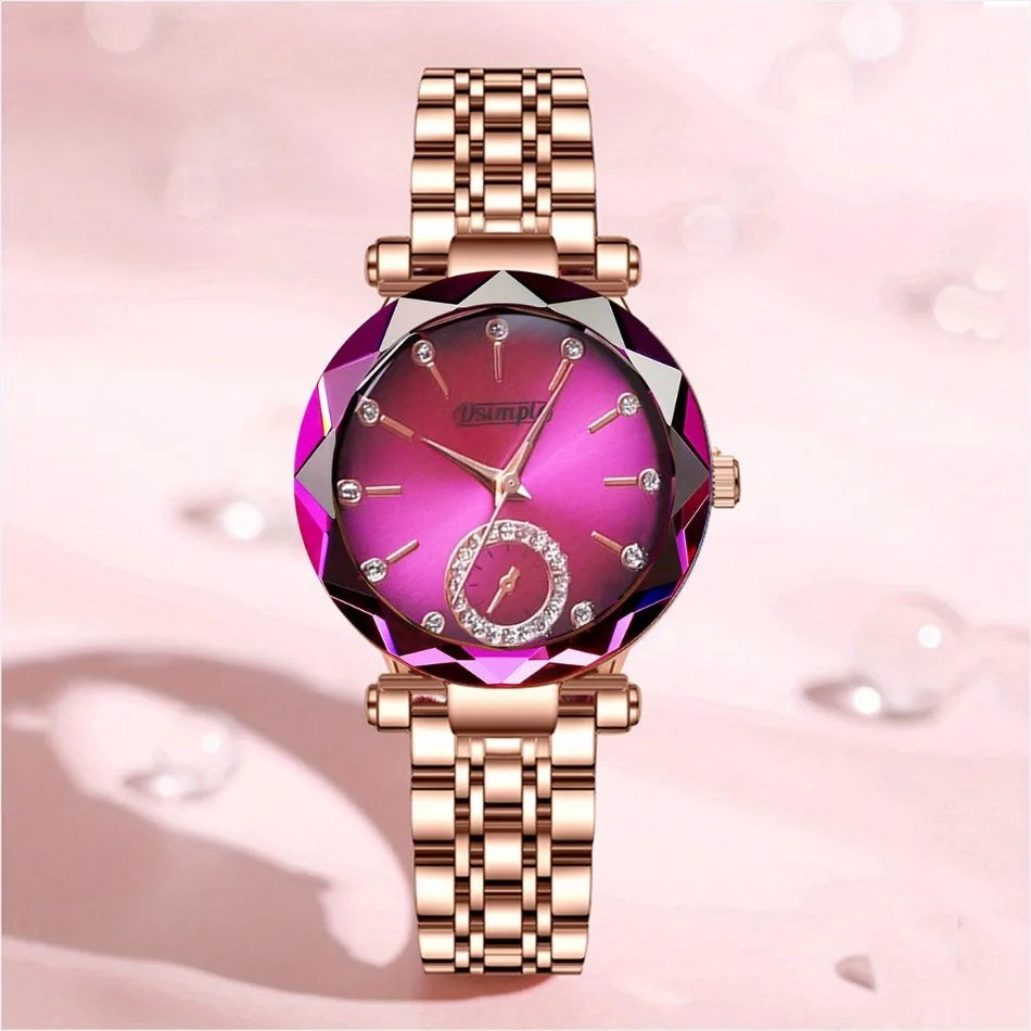 2pcs Luxury Elegant Women's Watch Set, Quartz Movement Casual Watch |Party Dress Wristwatch | Gorgeous | fashion accessories