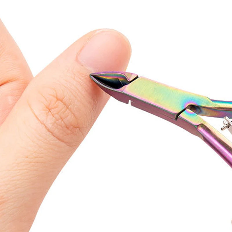 Nail Cuticle Nipper Trimming Dead Skin Remover Stainless Steel Pedicure Cutter Cuticle Scissors Plier Nail Art Manicure Tools