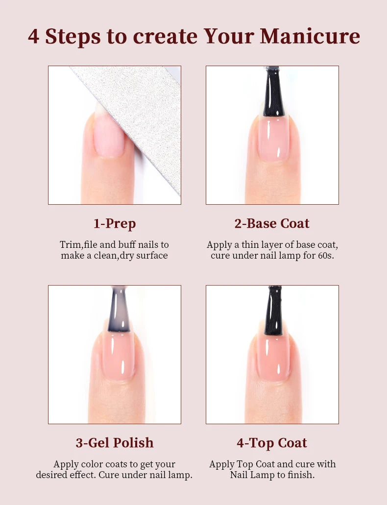 RS NAIL Jelly Transparent Gel Nail Polish 10g Summer Nude Pink Gel Polish Semi Permanent Soak Off UV LED Varnish Jade Nail Gel
