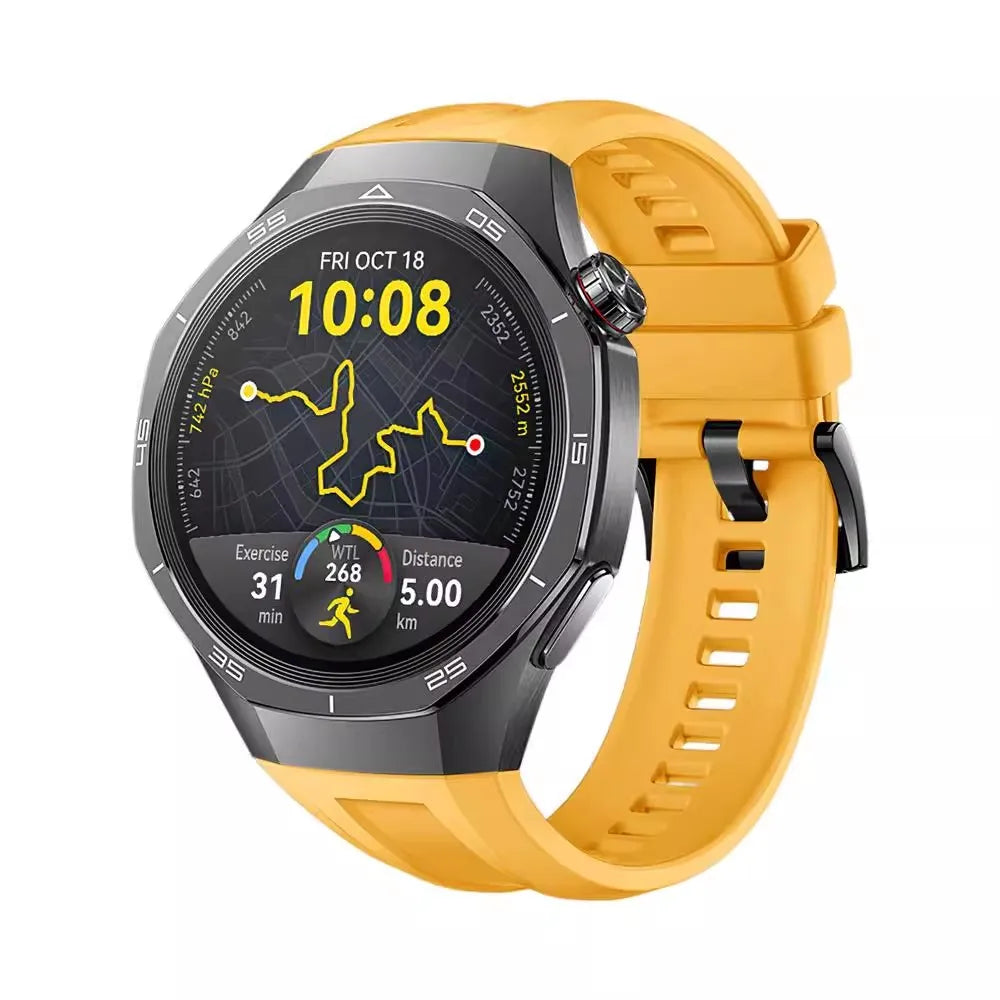 Silicone Strap For Huawei Watch 5 46mm Soft Sports Band 22mm WristBand For Huawei Watch 5/4/4Pro/3/3Pro Smart Watch Bracelet