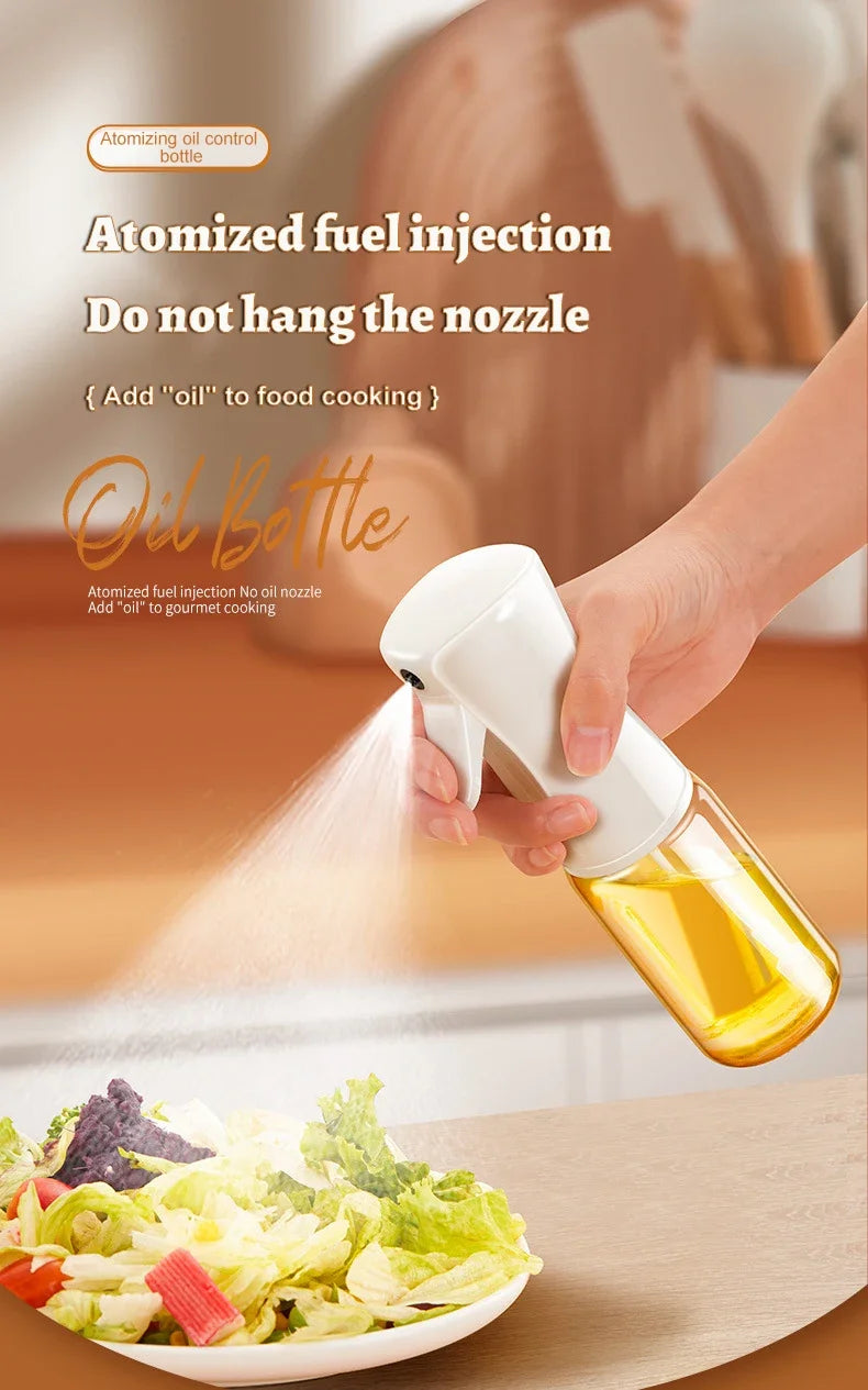 200/300ml Kitchen Oil Bottle Cooking Spray Olive Bottle Fitness Barbecue Spray BBQ Cooking Kitchen Baking Olive Oil Spray