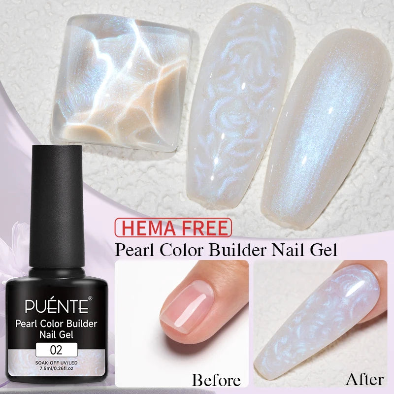 15ML Milky White Jelly Nude Pink Fiber Base Gel For Nails Repair Strengthen Extension Construction Soak Off UV Nail Art Varnish