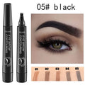 4 Points Eyebrow Pencils Waterproof Liquid Eyebrow Pen Make Up Cosmetic Microblade Brow Pencil  Long Lasting 4 Fork Tip Brow Pen