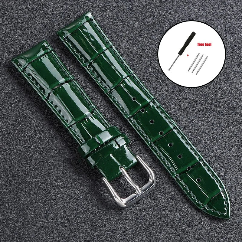 Leather Watchband for Men Women Universal Replacement Leather Watch Strap 12mm 14mm 16mm 18mm 19mm 20mm 21mm 22mm Soft Bracelets